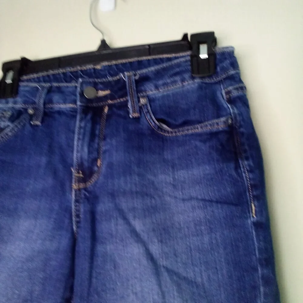 Calvin Klein Bermuda Shorts Women 27 Denim Blue